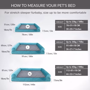 Кровать для собак Jumbo с поддержкой из вспененного яйца
