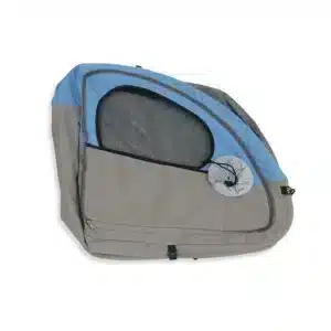 Foldable pet carrier for road trips