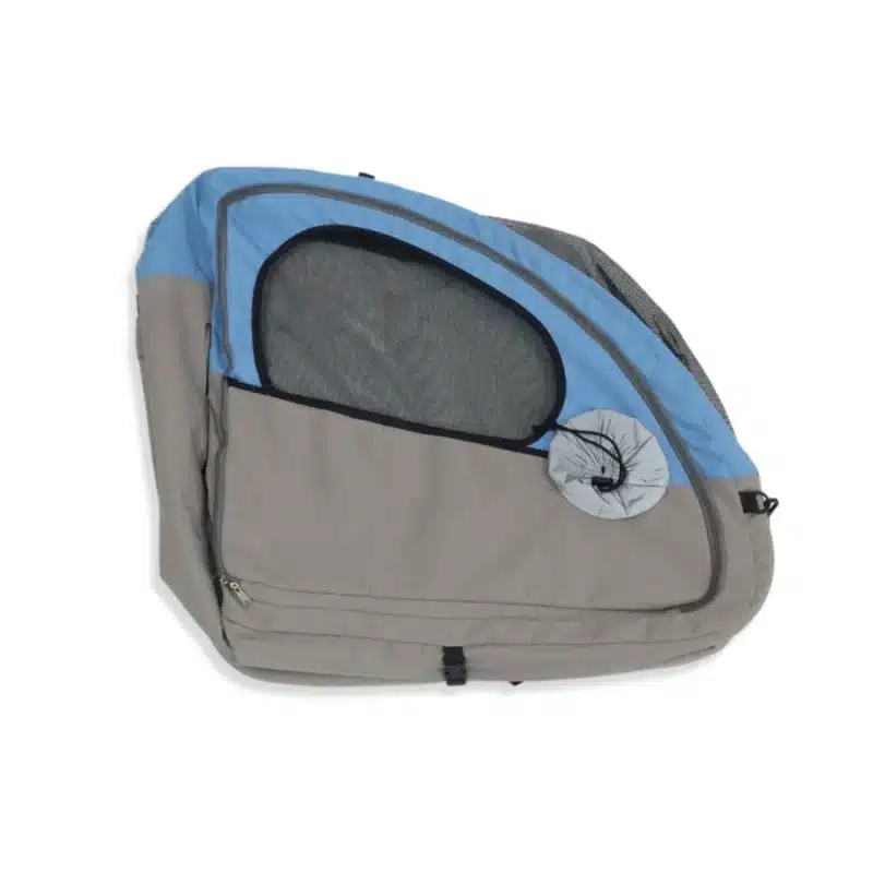 Foldable pet carrier for road trips