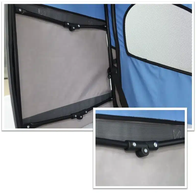 Foldable dog crate