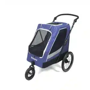 BS-RL-02-DarkBlue-6 dog bicycle trailer