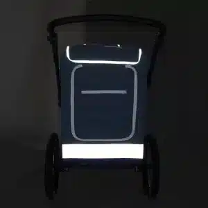 Strollers with reflective markings