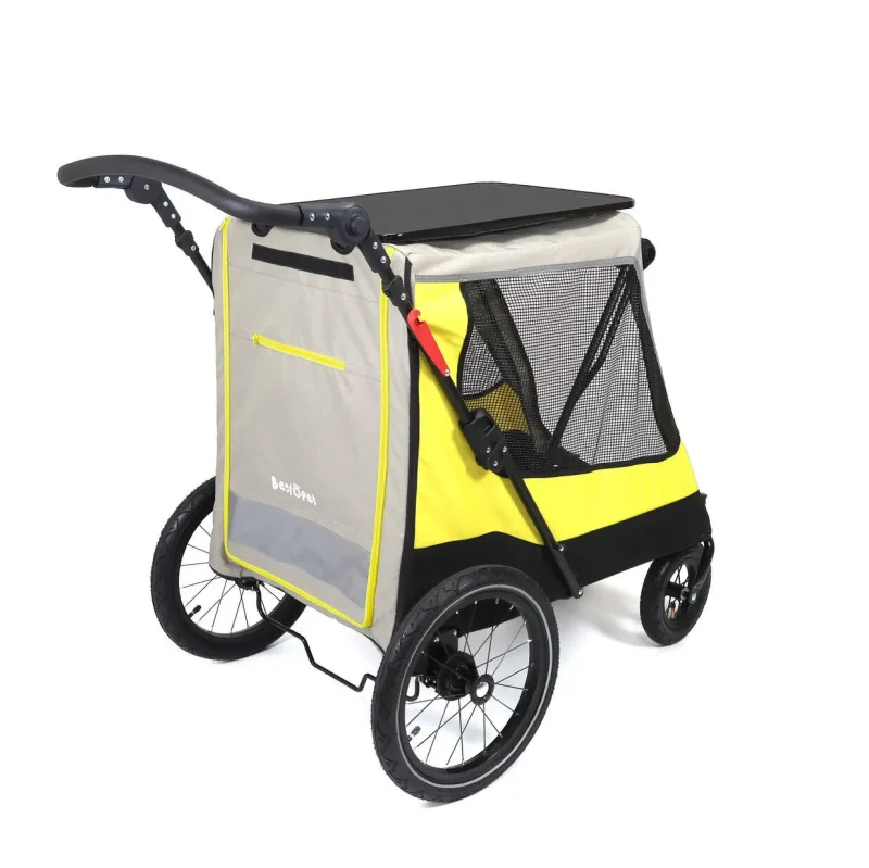 BS-RL-05-Grey-3 dog stroller with table